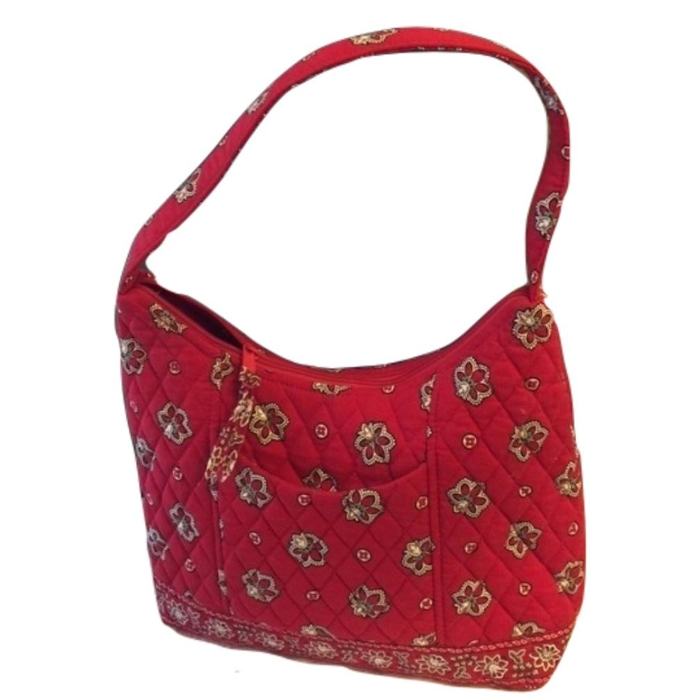 EUC Vera Bradley Hobo in Red Bandana, made in USA